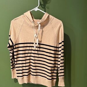 J Crew Stripped Hoodie